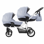 Kočík pre dvojičky Bebetto 42 WHITE - col.02
